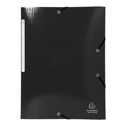 Cartella 3 lembi con elastico angolare Iderama - A4 - dorso 3,5cm - 10 colori assortiti - Exacompta