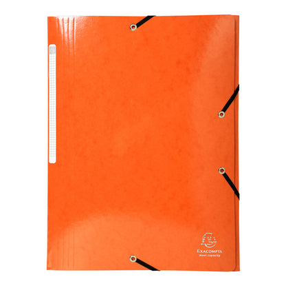 Cartella 3 lembi con elastico angolare Iderama - A4 - dorso 3,5cm - 10 colori assortiti - Exacompta
