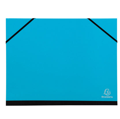 Cartella porta disegni con elastico angolare Iderama - A4 - cartoncino plastificato - colori assortiti - Exacompta