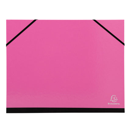 Cartella porta disegni con elastico angolare Iderama - A4 - cartoncino plastificato - colori assortiti - Exacompta