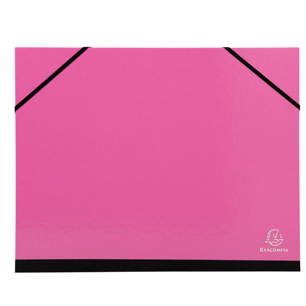 Cartella porta disegni con elastico angolare Iderama - A4 - cartoncino plastificato - colori assortiti - Exacompta