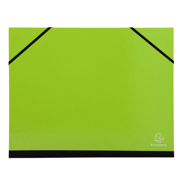 Cartella porta disegni con elastico angolare Iderama - A4 - cartoncino plastificato - colori assortiti - Exacompta