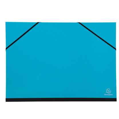 Cartella porta disegni con elastico angolare Iderama - A3 - cartoncino plastificato - colori assortiti - Exacompta