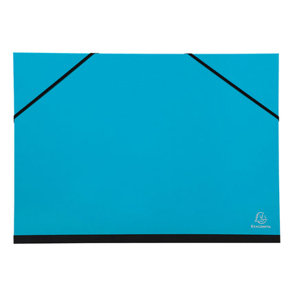 Cartella porta disegni con elastico angolare Iderama - A3 - cartoncino plastificato - colori assortiti - Exacompta