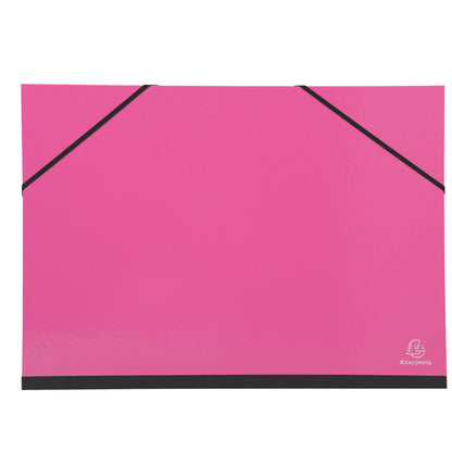 Cartella porta disegni con elastico angolare Iderama - A3 - cartoncino plastificato - colori assortiti - Exacompta