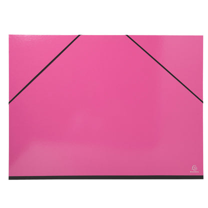 Cartella porta disegni con elastico angolare Iderama - 50 x 65 cm - cartoncino plastificato - colori assortiti - Exacompta