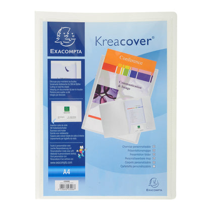 Cartella di presentazione con 2 alette Kreacover - A4 - PP - colori assortiti - Exacompta