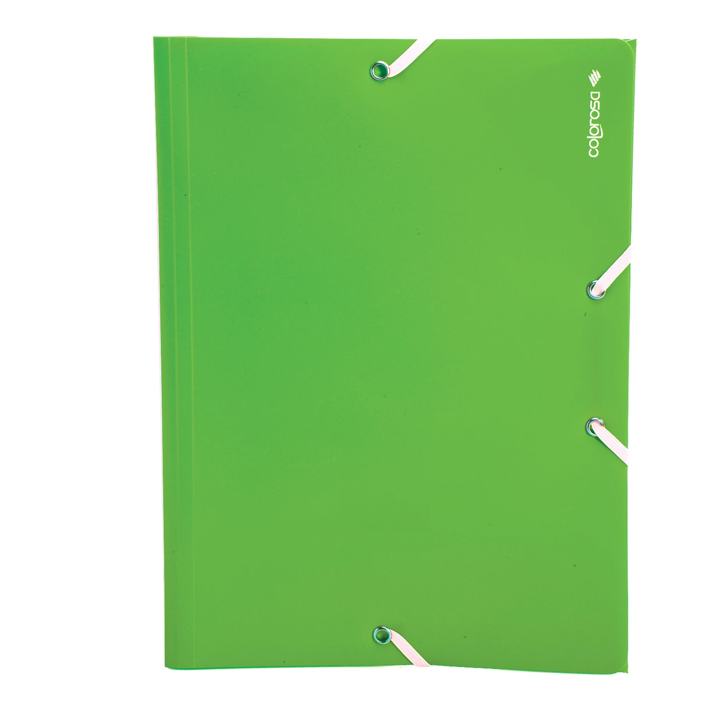 Cartella 3 lembi con elastico angolare - A4 - PP - colori assortiti - Colorosa