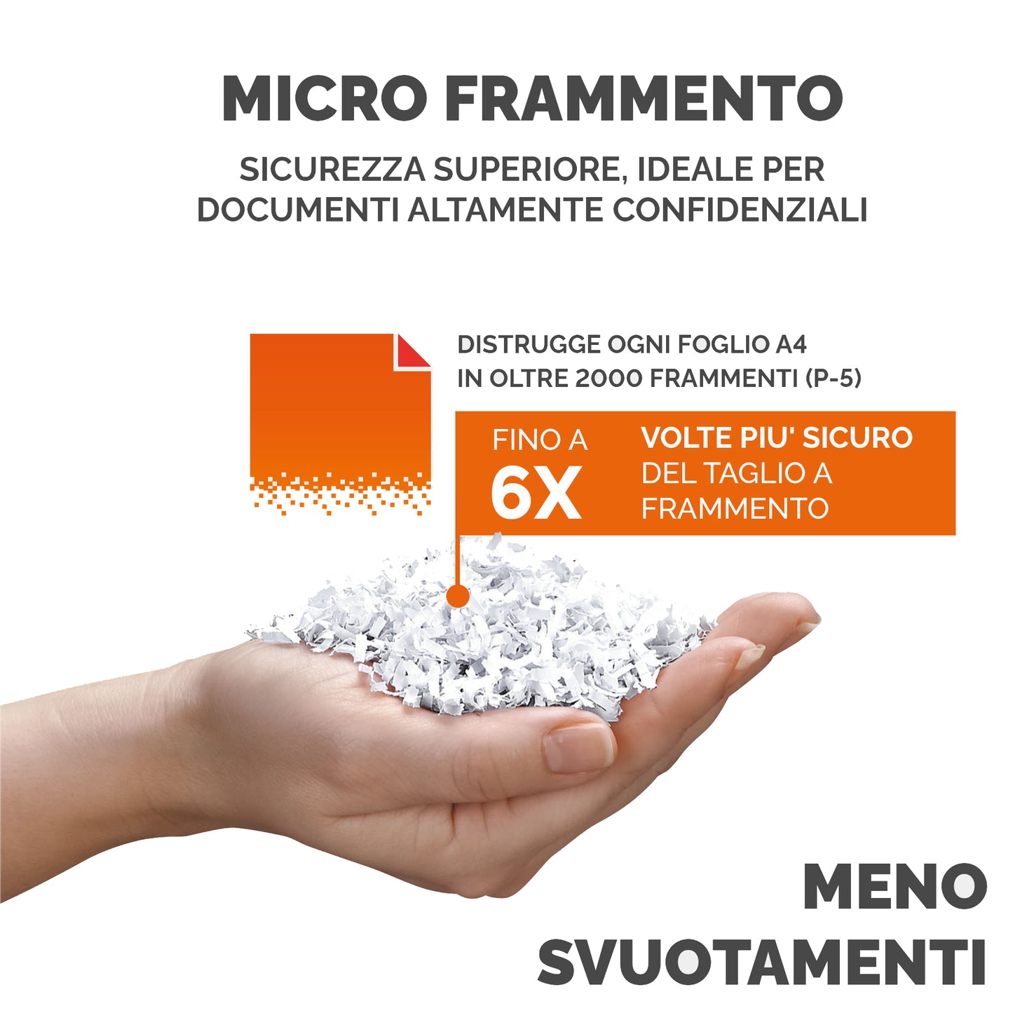 Distruggidocumenti Automax 600m - a microframmenti - 83lt - Fellowes