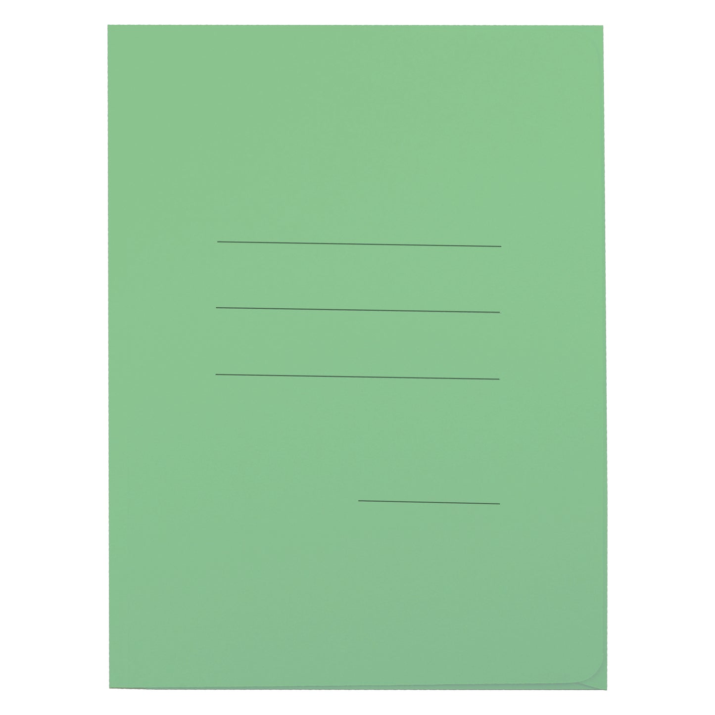 Cartellina 3 lembi con stampa Cartex - 200 gr - A4 - verde - Blasetti - conf. 25 pezzi