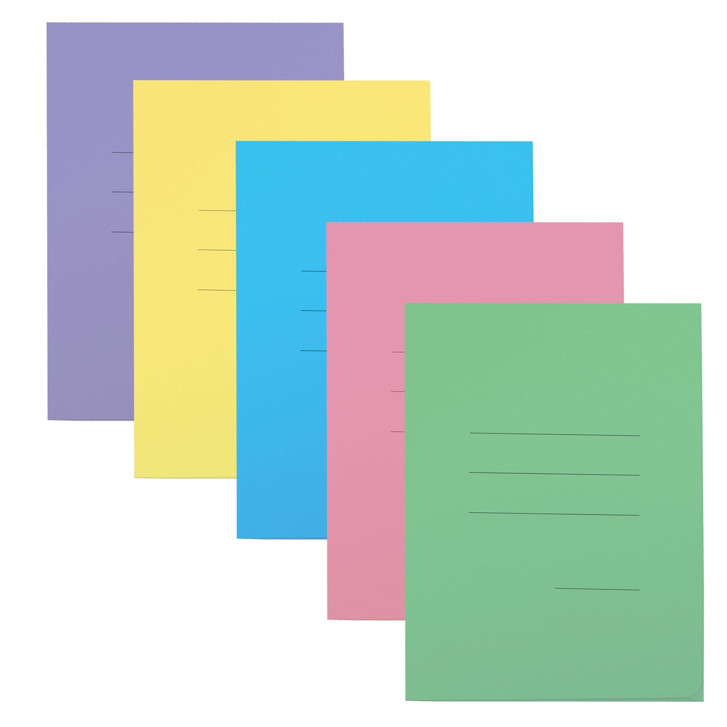 Cartellina 3 lembi con stampa Cartex - 200 gr - A4 - colori assortiti - Blasetti - conf. 25 pezzi
