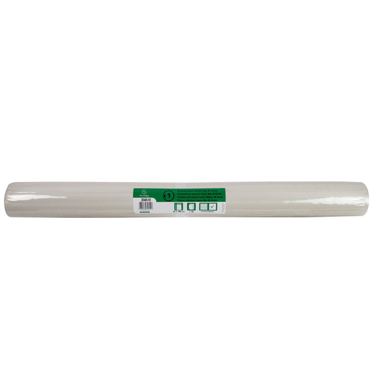 Blocco per lavagna - 65 x 100cm - 48 fogli - 60gr - bianco - Exacompta