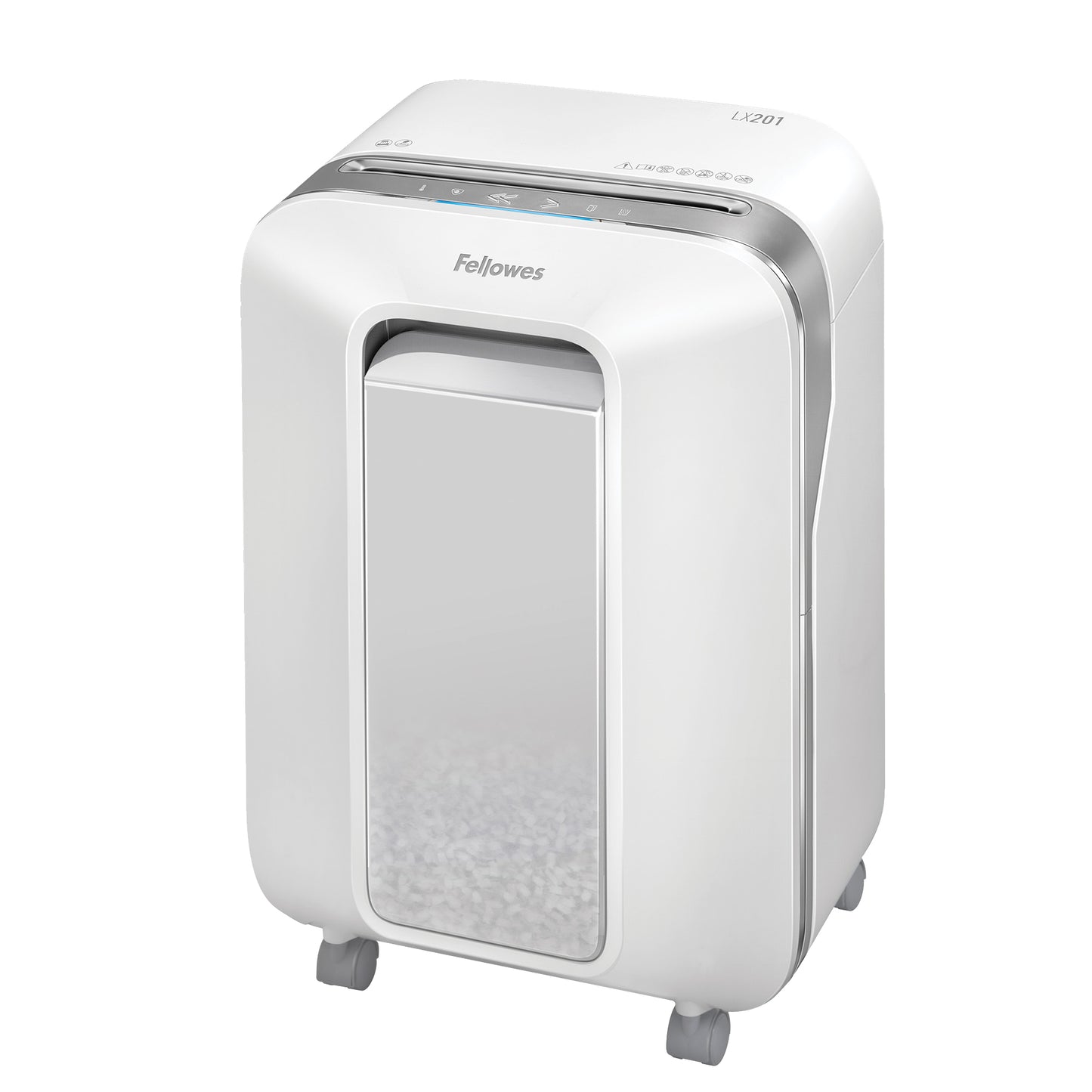 Distruggidocumenti LX-201 - a microframmenti - bianco - Fellowes