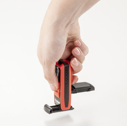 Timbro tascabile Pocket Printy 9511 - personalizzabile - 38 x 14 mm - 4 righe - autoinchiostrante - Trodat