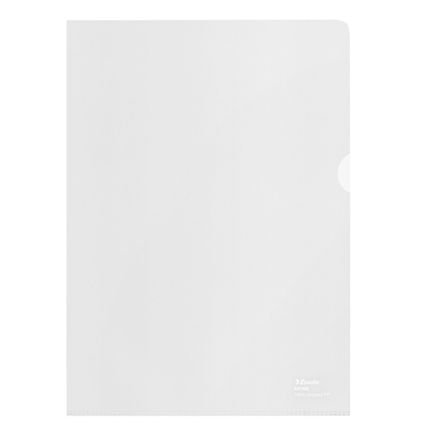 Cartellina a L De Luxe - 22 x 30 cm - PP riciclato - buccia pesante - Esselte - conf. 100 pezzi