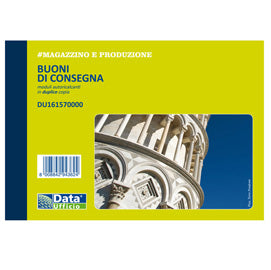 Blocco buoni di consegna - 50/50 copie autoric. - 11,5 x 16,5 cm - DU161570000 - Data Ufficio