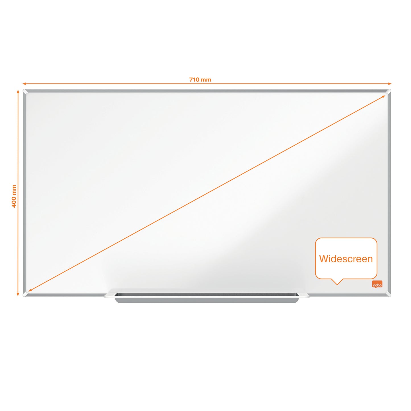 Lavagna bianca magnetica Impression Pro Widescreen - 40 x 71 cm - 32" - Nobo