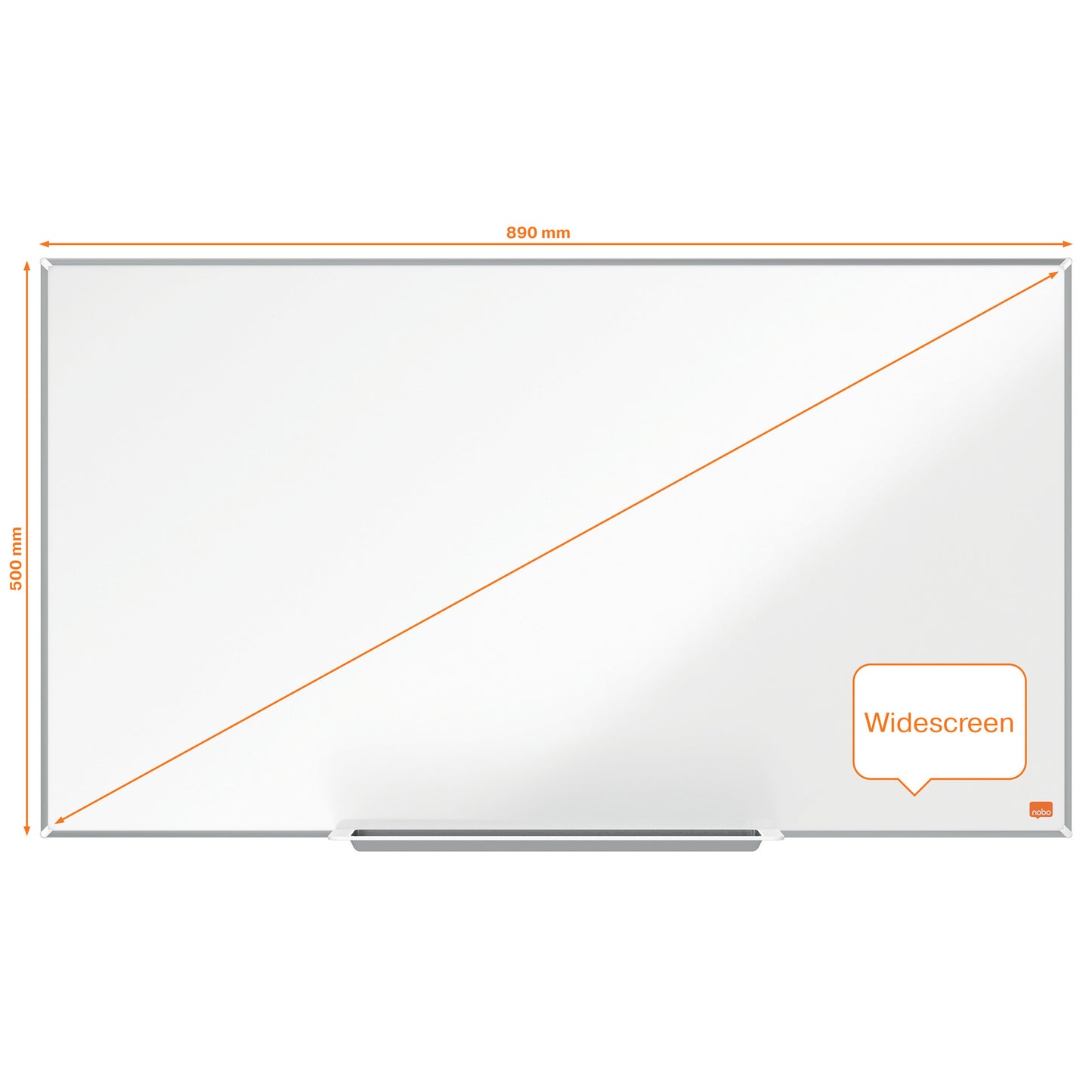 Lavagna bianca magnetica Impression Pro Widescreen - 50 x 89 cm - 40" - Nobo