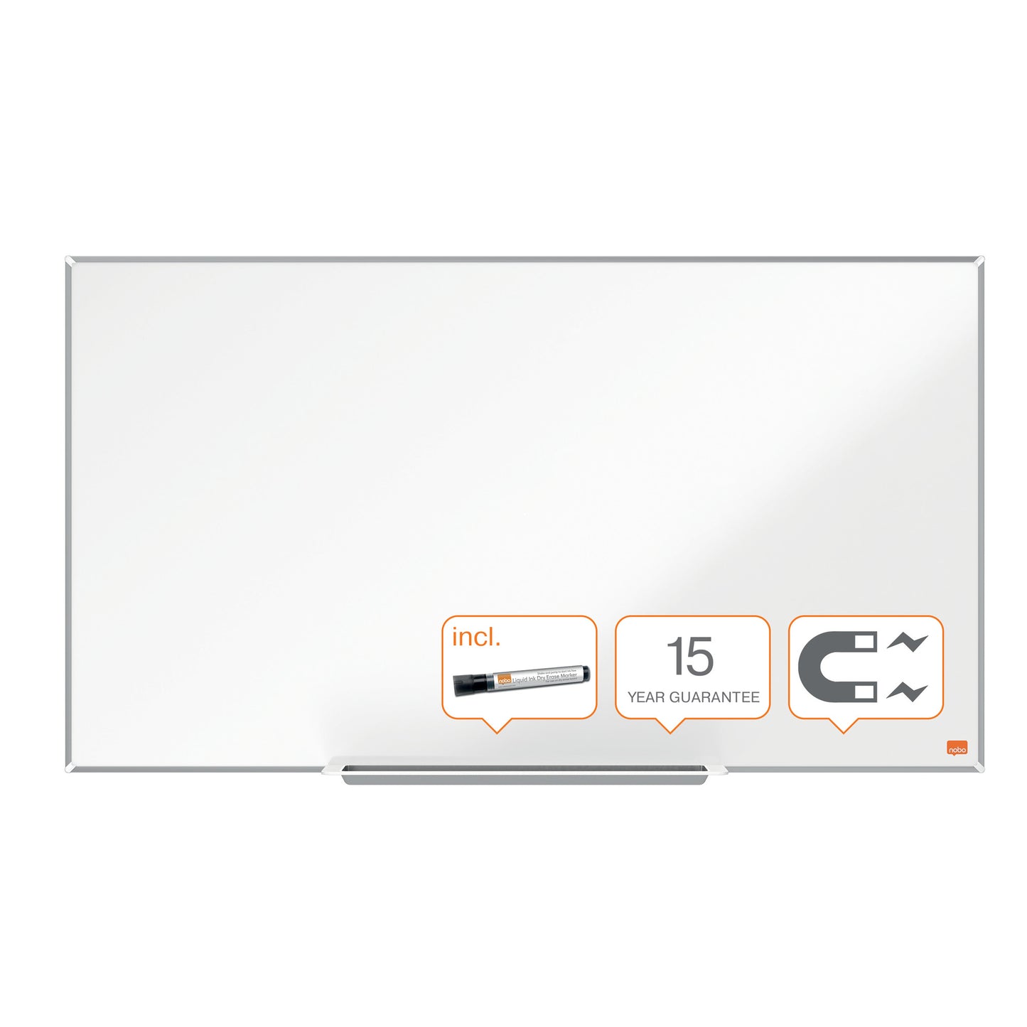 Lavagna bianca magnetica Impression Pro Widescreen - 69 x 122 cm - 55" - Nobo