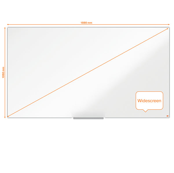 Lavagna bianca magnetica Impression Pro Widescreen - 106 x 188 cm - 85" - Nobo