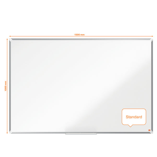 Lavagna bianca magnetica Premium Plus - 100 x 150 cm - Nobo
