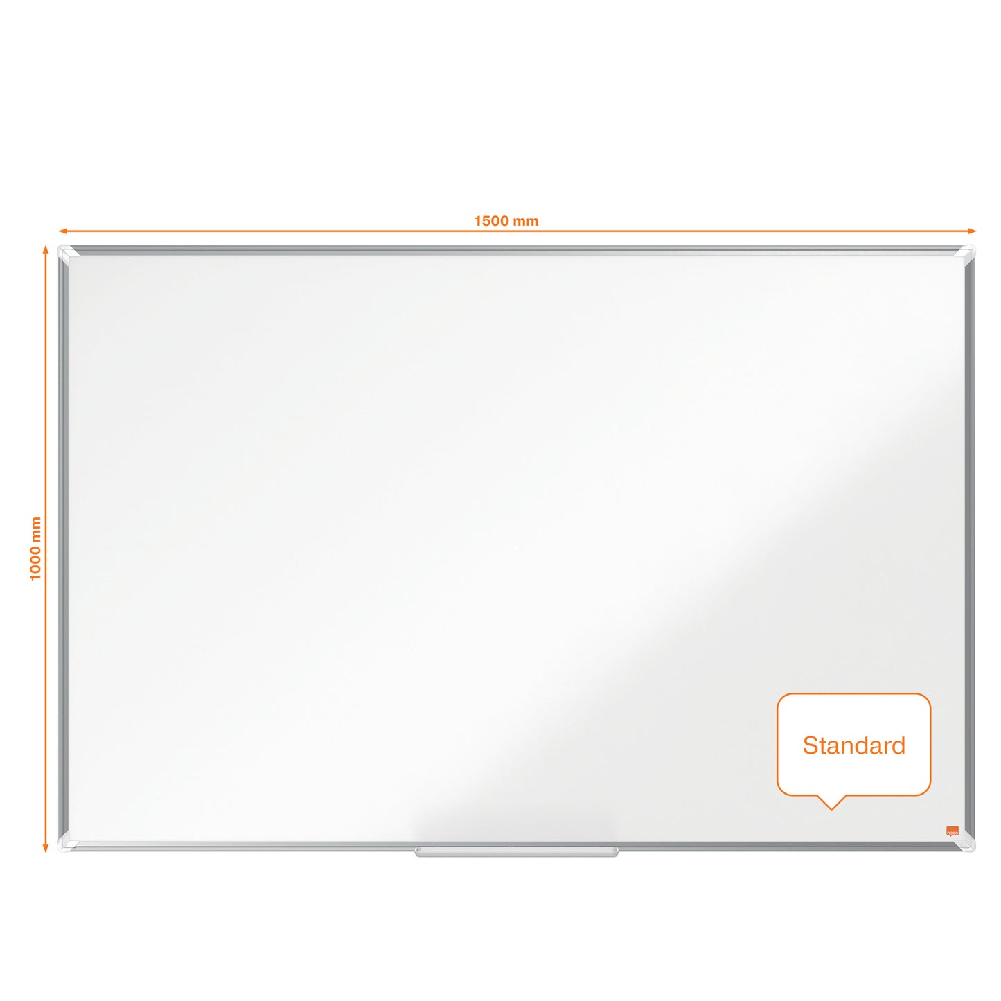 Lavagna bianca magnetica Premium Plus - 100 x 150 cm - Nobo