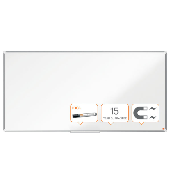 Lavagna bianca magnetica Premium Plus - 90  x 180 cm - Nobo
