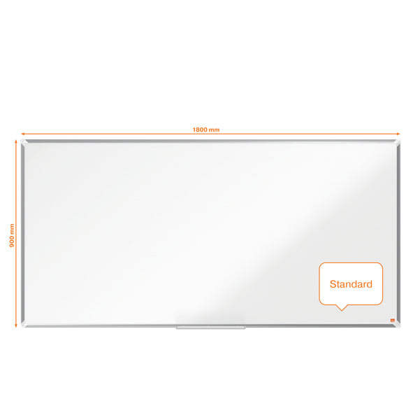 Lavagna bianca magnetica Premium Plus - 90  x 180 cm - Nobo