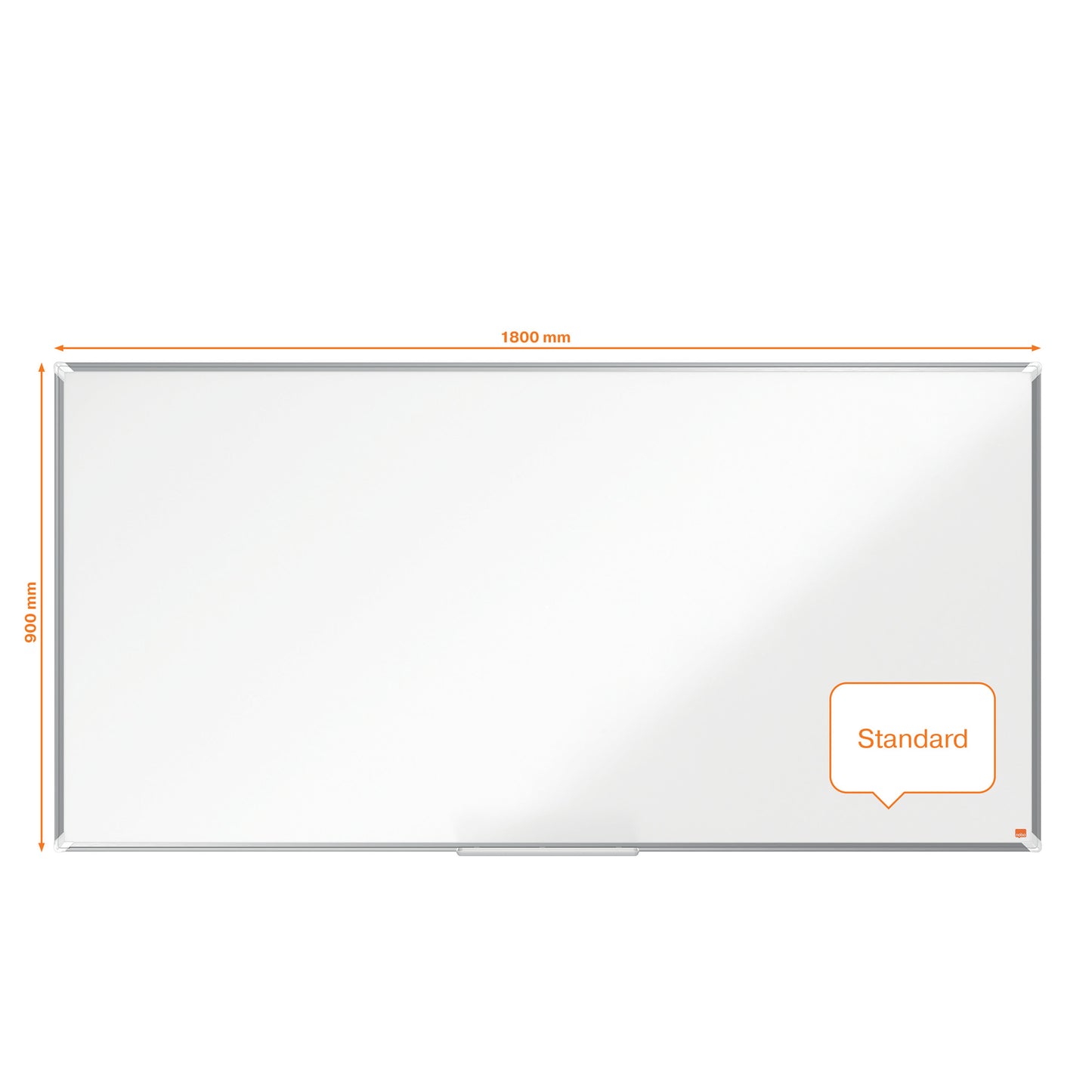 Lavagna bianca magnetica Premium Plus - 90  x 180 cm - Nobo