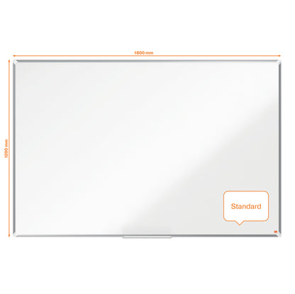 Lavagna bianca magnetica Premium Plus - 120 x 180 cm - Nobo