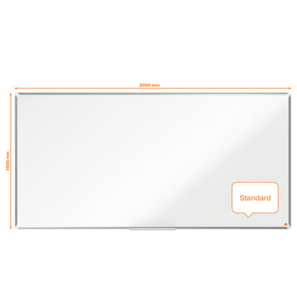 Lavagna bianca magnetica Premium Plus - 100  x  200 cm - Nobo
