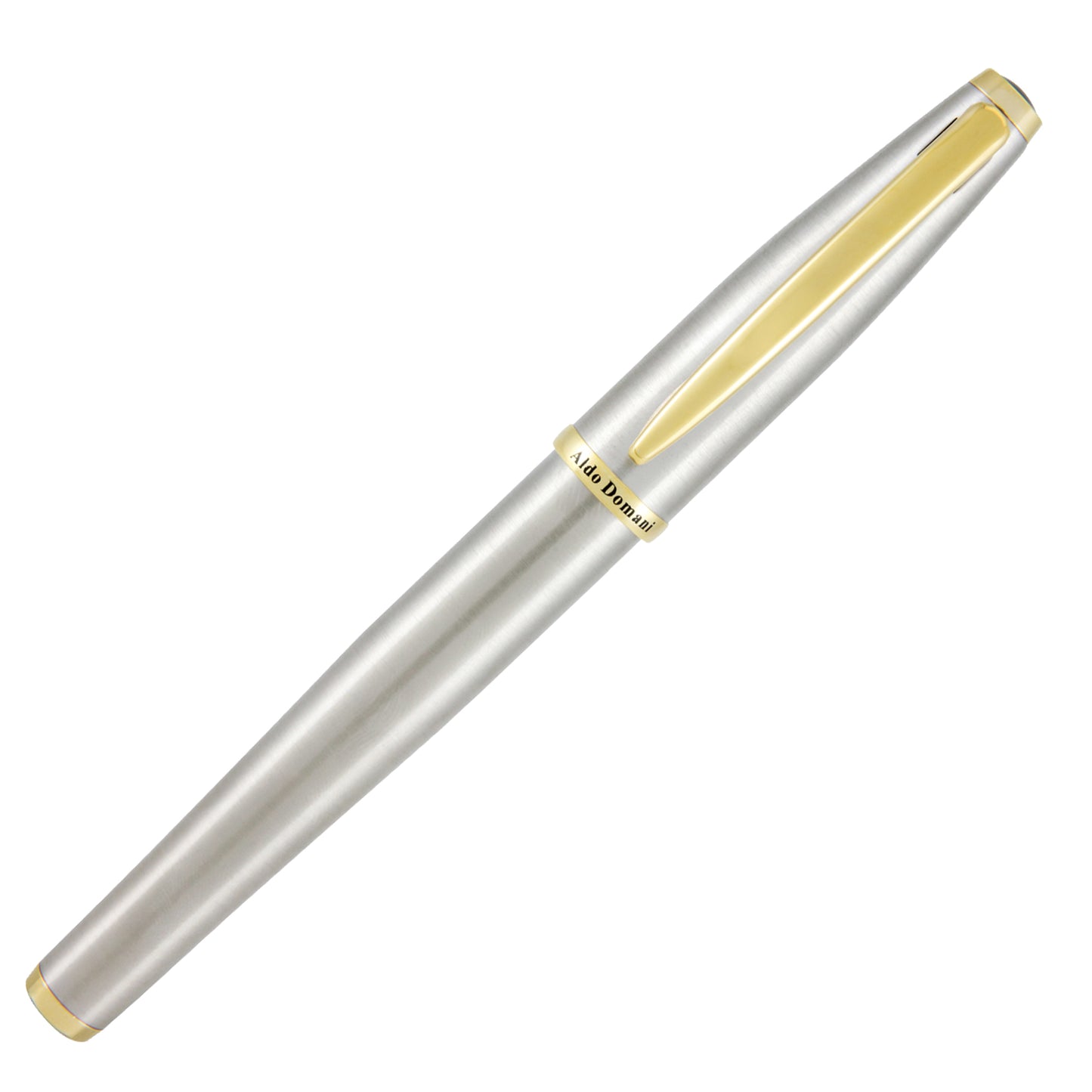 Penna roller Aldo Domani - punta M - fusto silver - Monteverde