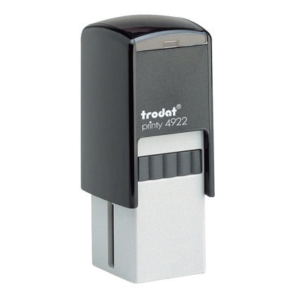 Timbro quadrato 4922 - personalizzabile - 20 x 20 mm - 5 righe - autoinchiostrante - Trodat