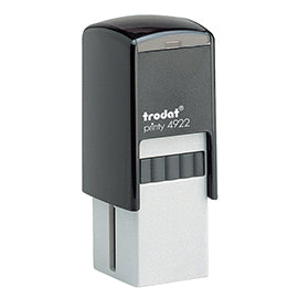 Timbro quadrato 4922 - personalizzabile - 20 x 20 mm - 5 righe - autoinchiostrante - Trodat