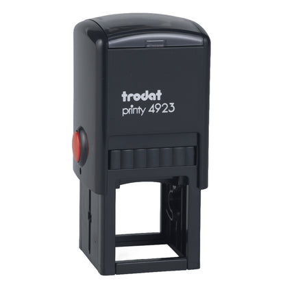 Timbro quadrato 4923 - personalizzabile - 30 x 30 mm - 7 righe - autoinchiostrante - Trodat