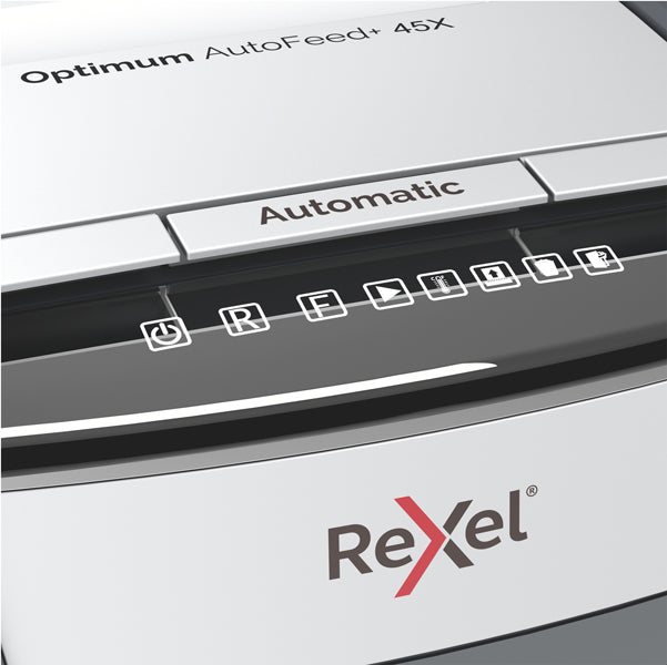 Distruggidocumenti Optimum AutoFeed+ 45X - a frammenti - Rexel