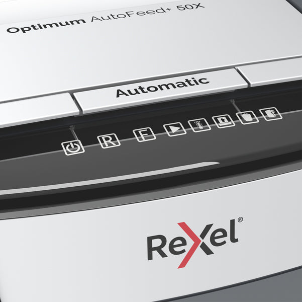 Distruggidocumenti Optimum AutoFeed+ 50X - a frammenti - Rexel