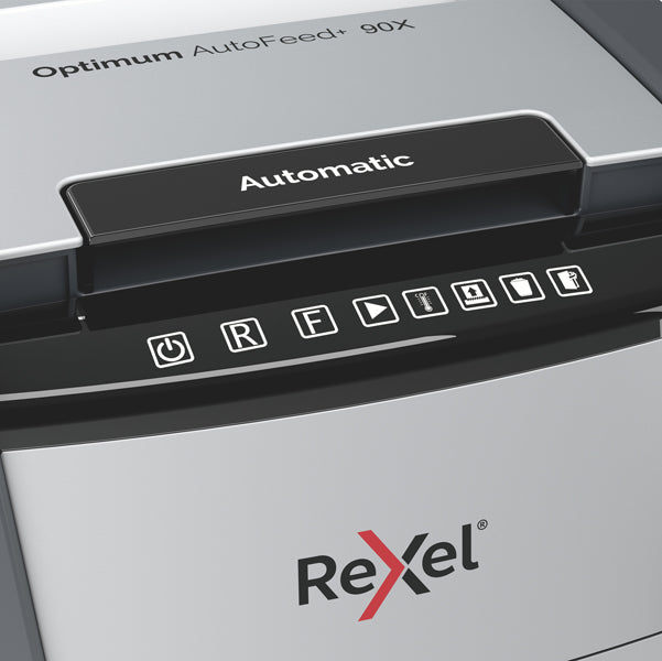 Distruggidocumenti Optimum AutoFeed+ 90X - a frammenti - Rexel