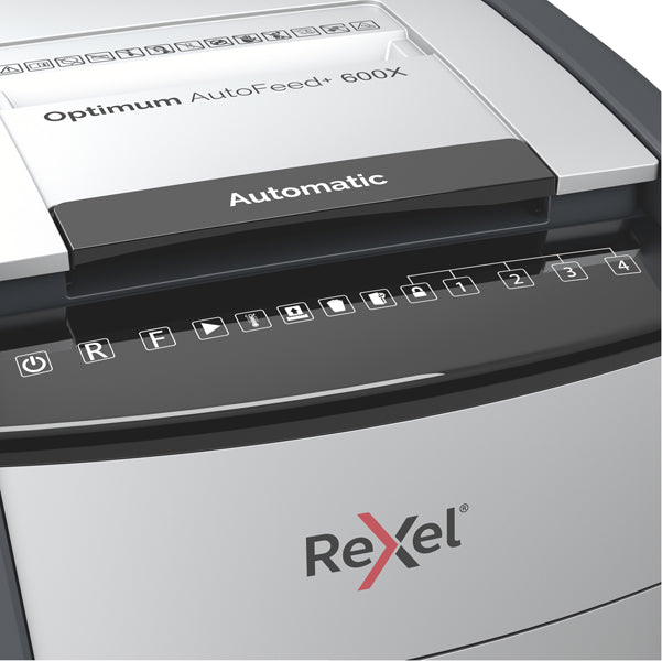 Distruggidocumenti Optimum AutoFeed+ 600X - a frammenti - Rexel