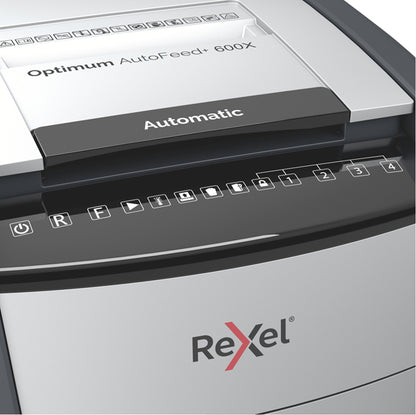 Distruggidocumenti Optimum AutoFeed+ 600X - a frammenti - Rexel
