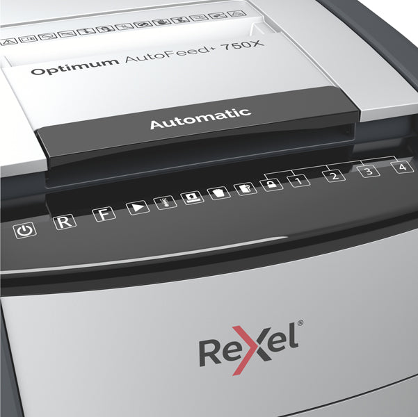 Distruggidocumenti Optimum AutoFeed+ 750X - a frammenti - Rexel