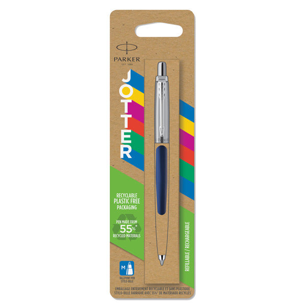 Penna sfera Jotter Original - punta M - fusto blu navy - Parker