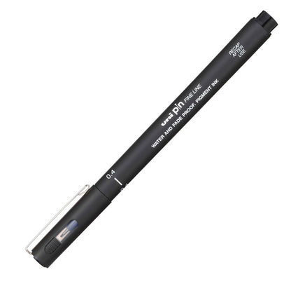 Pin fineliner - punta 0,4 mm - nero - Uni Mitsubishi