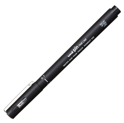 Pin fineliner - punta 0,7 mm - nero - Uni Mitsubishi