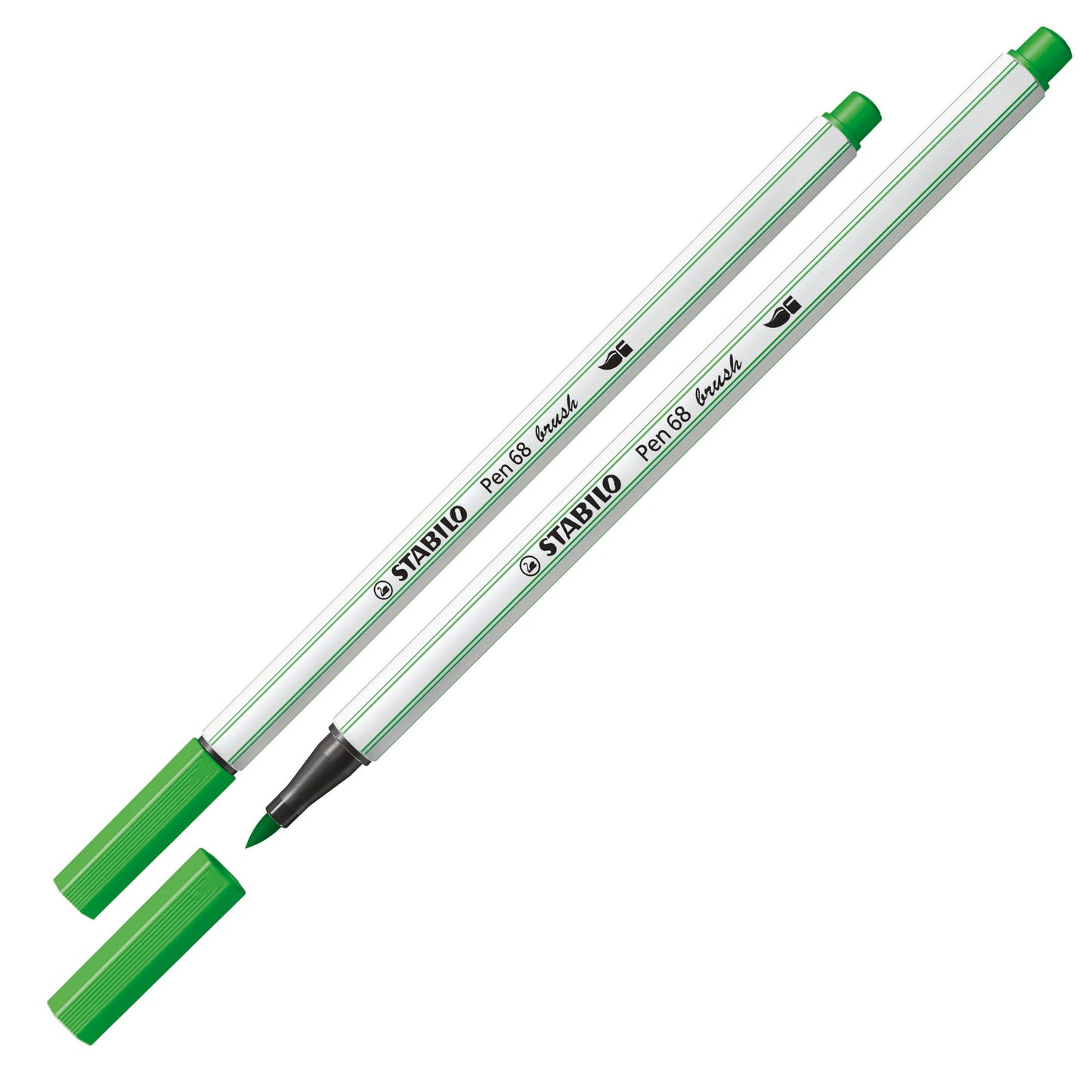 Pennarello Pen 68 Brush Arty Line 568/12 - colori assortiti - Stabilo - astuccio 12 pezzi