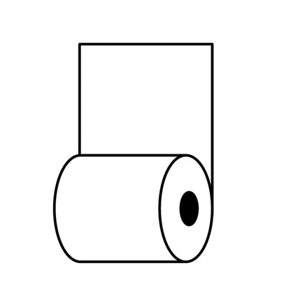 Rotolo per distributore self service - 59,5 mm x 85 m - 70 gr - diametro esterno 90 mm - anima 18 mm - carta termica BPA free - Rotolificio Pugliese