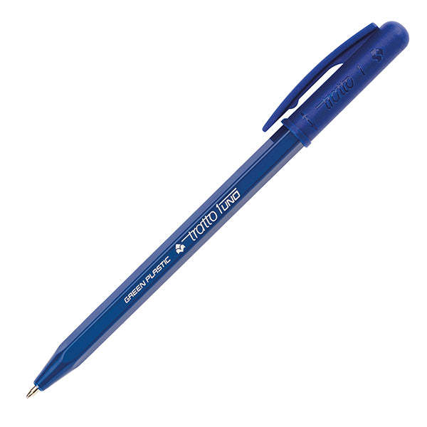 Penna sfera Tratto Uno Green - punta media 1 mm - blu - Tratto - conf. 50 pezzi