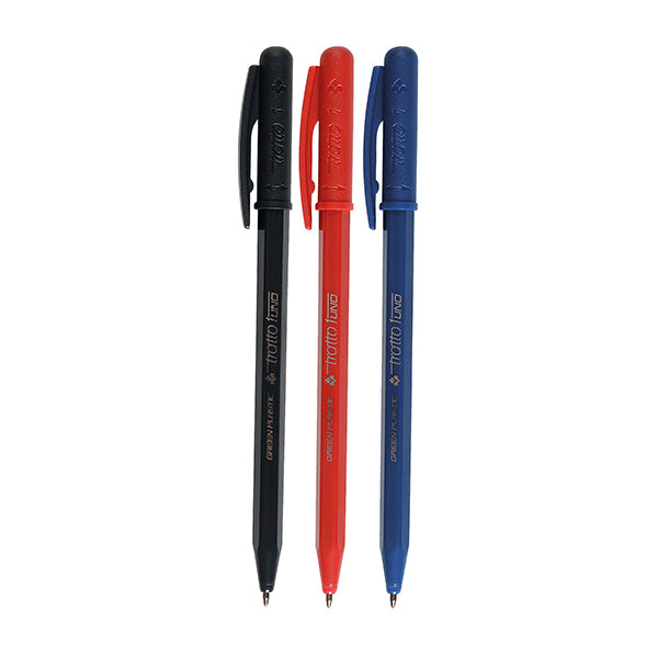 Penna sfera Tratto Uno Green - punta media 1 mm - colori assortiti - Tratto - conf. 24 pezzi