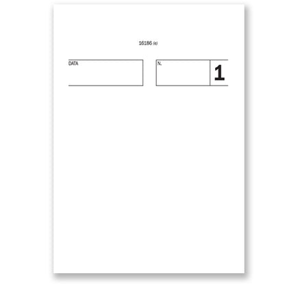 Blocco comande - 25/2 copie autoricalcanti - 10,5 x 7,4 cm - DU161860000 - Data Ufficio