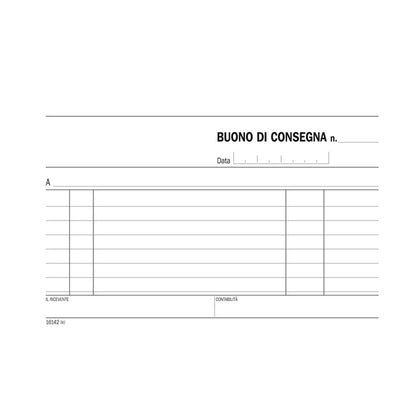 Blocco buoni consegna - 100 x 176 mm - 100 fg - DU161420000 - Data Ufficio